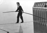 Philippe Petit Walking a Tight ropebetween the twin towers