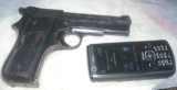 The Pistol and mobile set recovered from the assailant