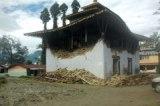 Age old building damaged by the earthquake