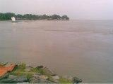 The secret way, bank of Brahmaputra where Bangladeshis come to Assam