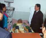 Pawan Chamling Visiting Nar Bahadur Bhandari