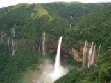 The Nohkalikai falls of Meghalaya