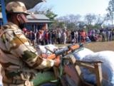 Tight security during the polls in Manipur