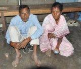 Accused of witchcraft, Debnath Rabi Das and Wife Anila 