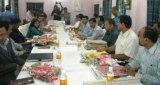 The meeting of the deputy commissioners of Cachar and Kolashib along with the other high officials of the two states. 