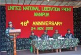 UNLF cadre on their 48th anniversary in 2012