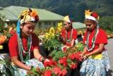 Sikkim girls in their traditional dress 