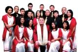 Neil Herbert Nongkynrih and the members of the Shillong Chamber Choir.