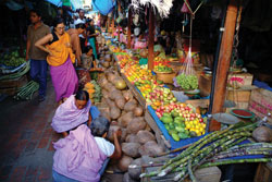 Moreh market in Manipur