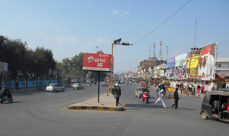 A main road in Imphal