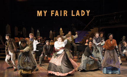 Cast of the My Fair Lady performance at St. James Theatre.